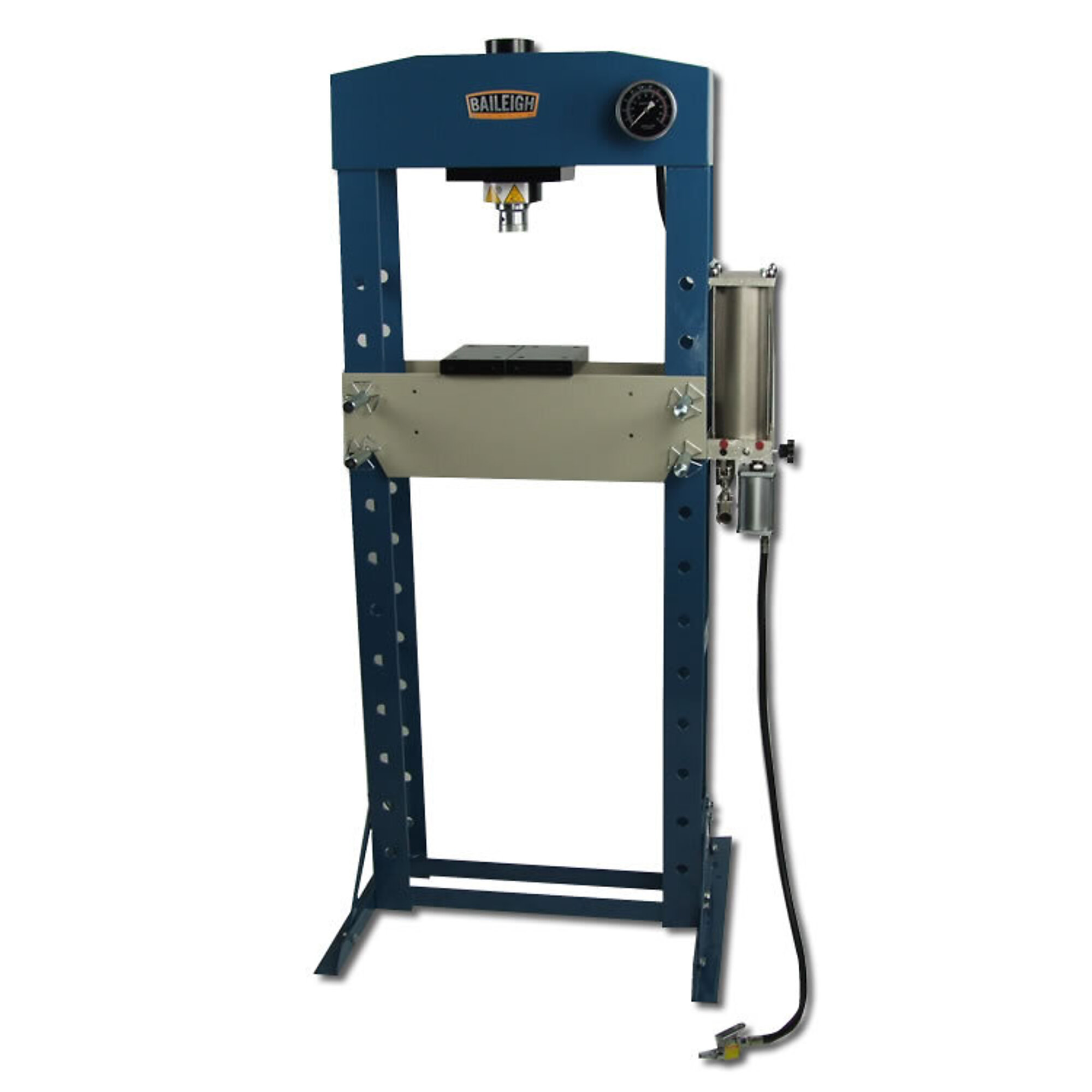Baileigh, Air H-Frame Press, Press Type Pneumatic, Max. Pressure 30 Tons, Model# HSP-30A